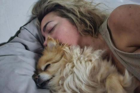 Heartbroken Aisleyne Horgan Wallace held dead dog in her arms for 11 HOURS – days after close pal’s devastating death