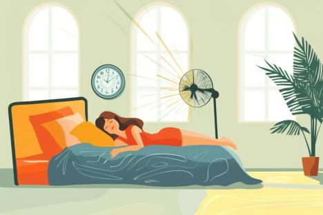 Everyone can spot the woman & a fan in the sweaty bedroom scene – but can you find 5 hidden changes in under 10 seconds?