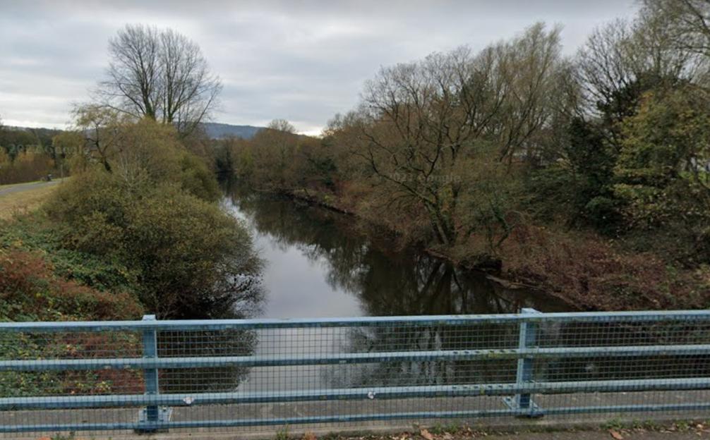 River Tawe near Swansea.