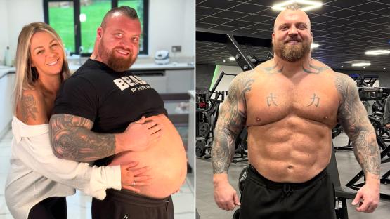 Inside Eddie Hall’s incredible body transformation as Brit ditches 12k-calorie-a-day diet to drop 45KG for MMA debut