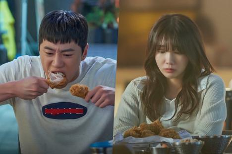 Lee Jun Young Breaks His Clean-Eating Rule While Jeong Eun Ji Sits In Silence In “Pump Up The Healthy Love”