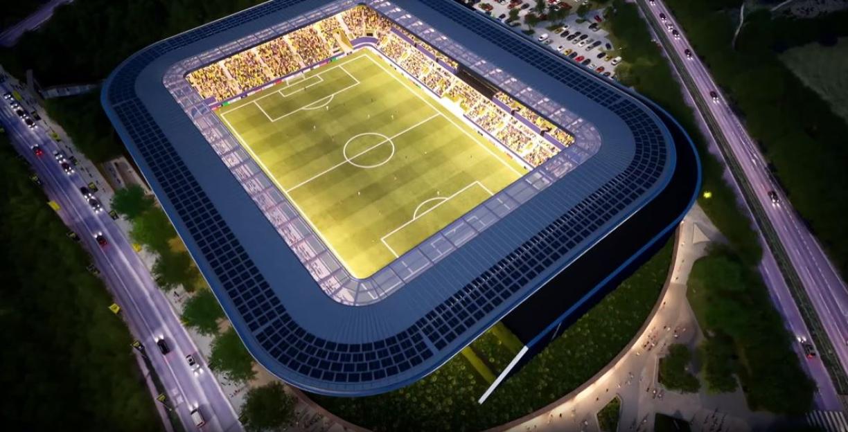 Illustration of Oxford United's new stadium plan.