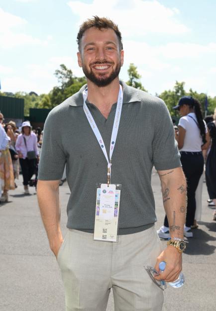 Sam Thompson attending day one of the Wimbledon Tennis Championships.