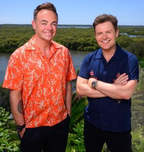 Ant and Dec on the set of I'm a Celebrity...Get Me Out Of Here! in Australia.