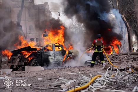 Putin unleashes barrage of drones and missiles in massive air raid on Ukraine hours after ‘Easter truce’ ends