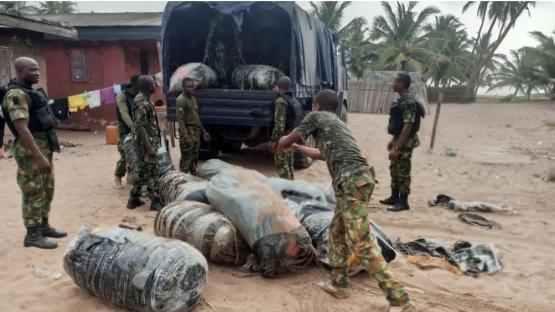 Nigerian Navy hands over 17 bags of cannabis sativa to NDLEA