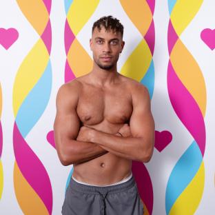 Portrait of Ouzy See from Love Island.
