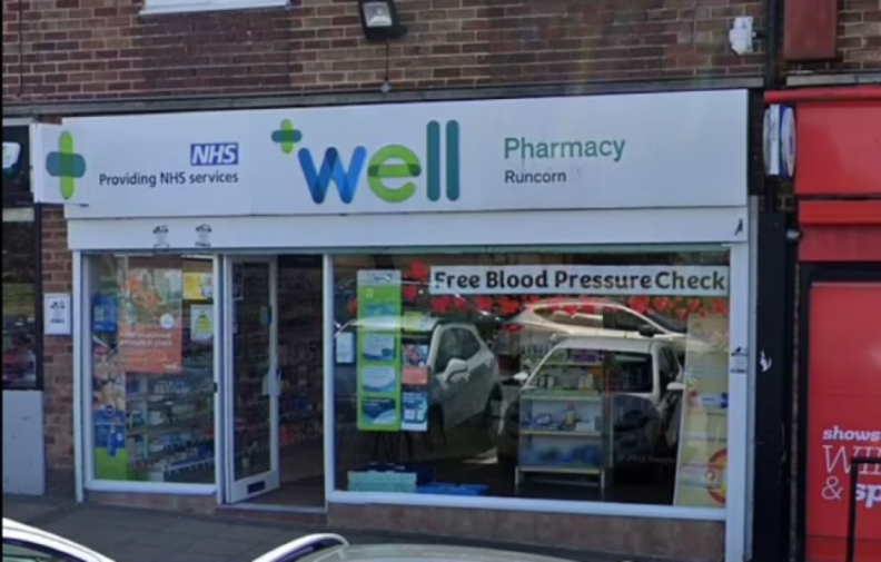 Well Pharmacy in Runcorn.