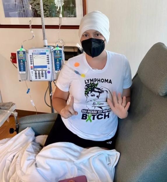 She began undergoing chemo to treat it