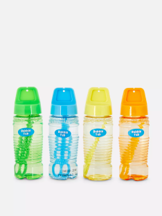 Four-pack of bubble blowing sets.