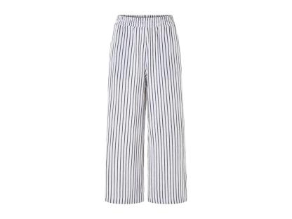 Women's striped trousers.