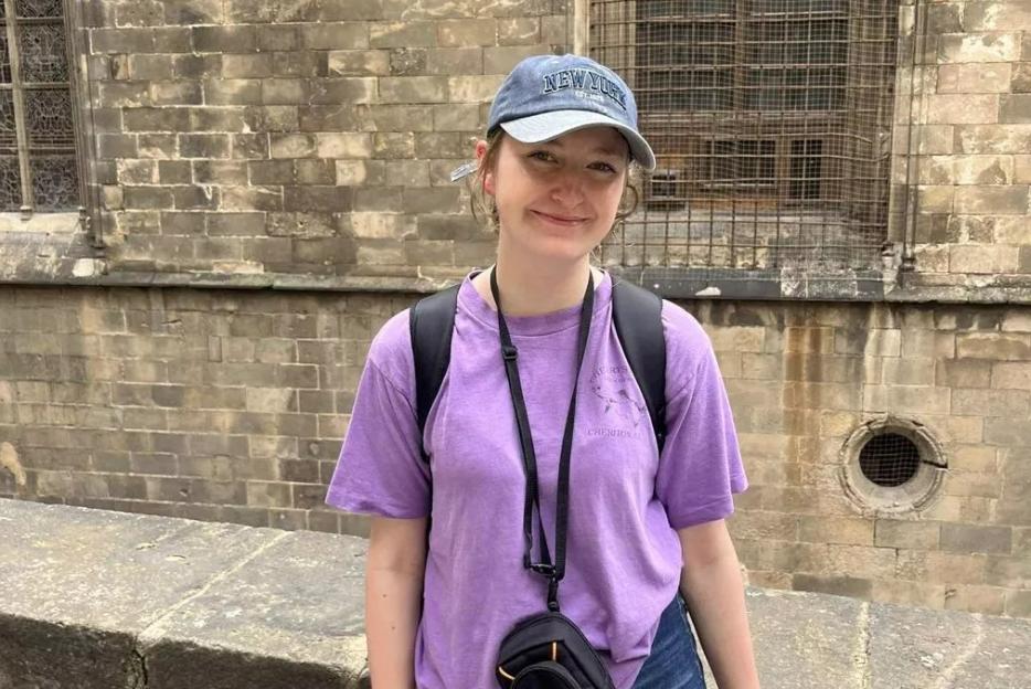 Abigail Eggleston, 22, died after being hit by a car while crossing the road in Durham