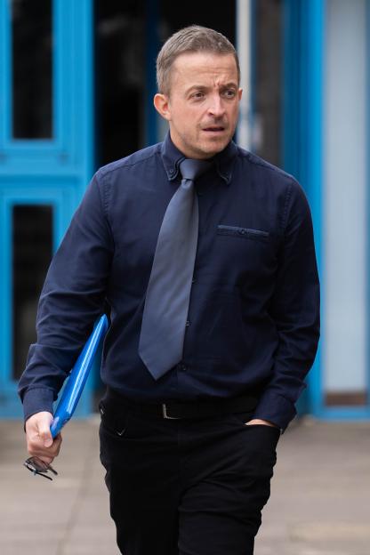 Haden Pentecost outside Uxbridge Magistrates' Court.
