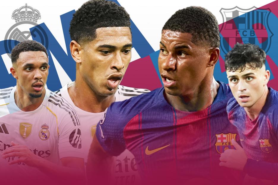 El Clasico Showdown: Live Score Updates as Marcus Rashford and Jude Bellingham Clash in Real Madrid vs Barcelona!