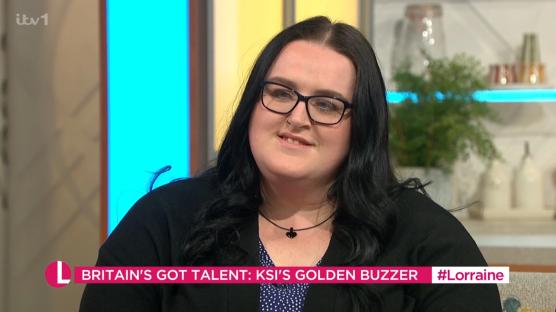 Stacey Leadbetter, Britain's Got Talent Golden Buzzer winner, on Lorraine.
