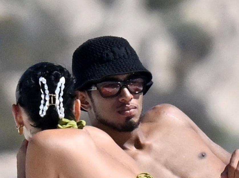 Jude Bellingham and his girlfriend on a yacht.