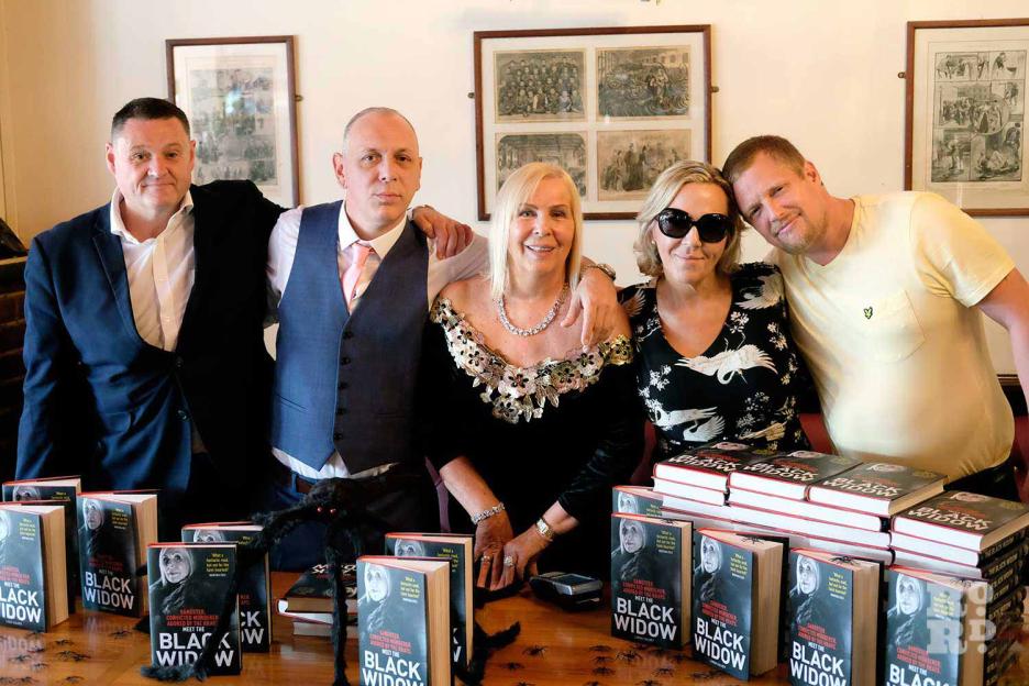 Calvey family at the book launch of "Meet the Black Widow."