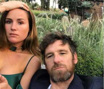 Paul Anderson with girlfriend Steph Clark.