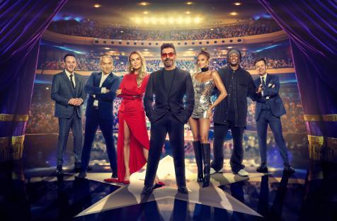 Promotional image of Britain's Got Talent judges and hosts.