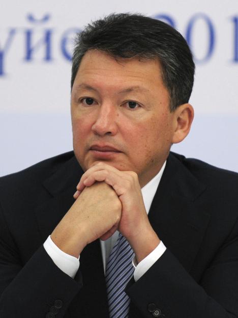Kulibayev, head of sovereign wealth fund Samruk-Kazyna, attends a congress of National Economic Chamber Atameken in Astana