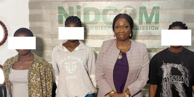 Nigerian girls rescued from sex trafficking in Ghana