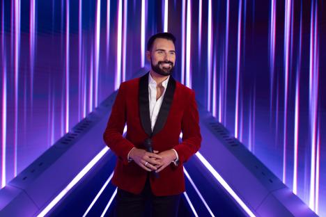Rylan Clarke hosting a Doctor Who event.