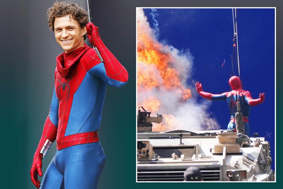 Tom Holland rushed to hospital after botched stunt while filming Spider-Man movie