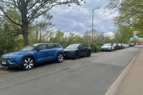 Brand new cars worth more than £200,000 left DUMPED on road gathering dust after maker suddenly went into liquidation