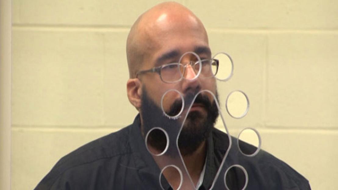 Charles Jaynes at a court hearing.