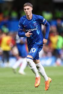 LONDON, ENGLAND - MAY 4: Cole Palmer of Chelsea during the Premier League match between Chelsea FC and Liverpool FC at Stamford Bridge on May 4, 2025 in London, England. (Photo by Jacques Feeney/Offside/Offside via Getty Images)