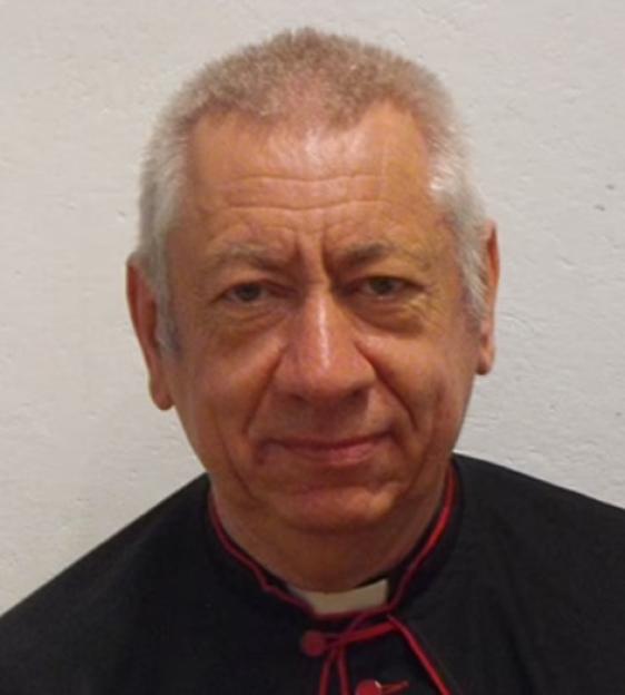 Headshot of Geoffrey Baulcomb, a former Church of England vicar.