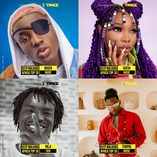 Ruger, Guchi, Meji Alabi & Tempoe… Meet the Inaugural “Keep Walking: Africa Top 30” Honourees