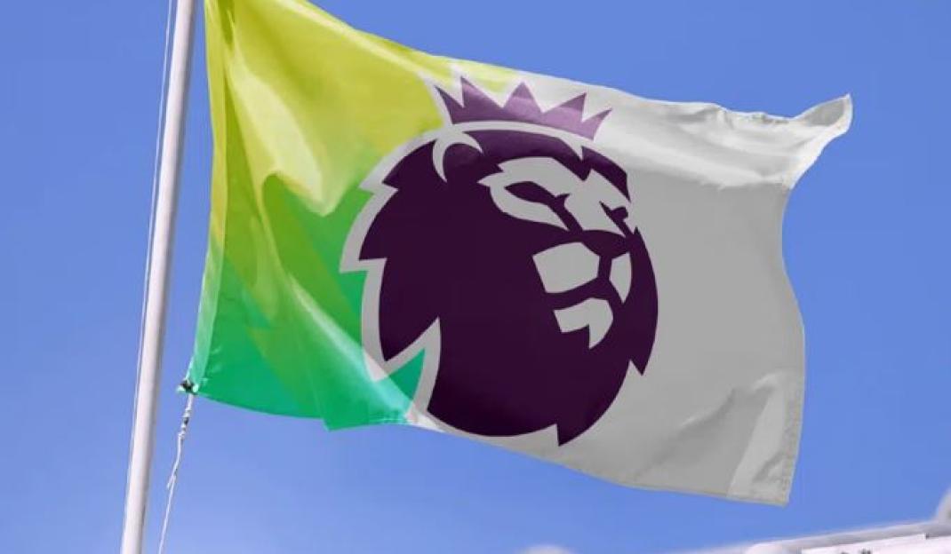 Premier League flag.