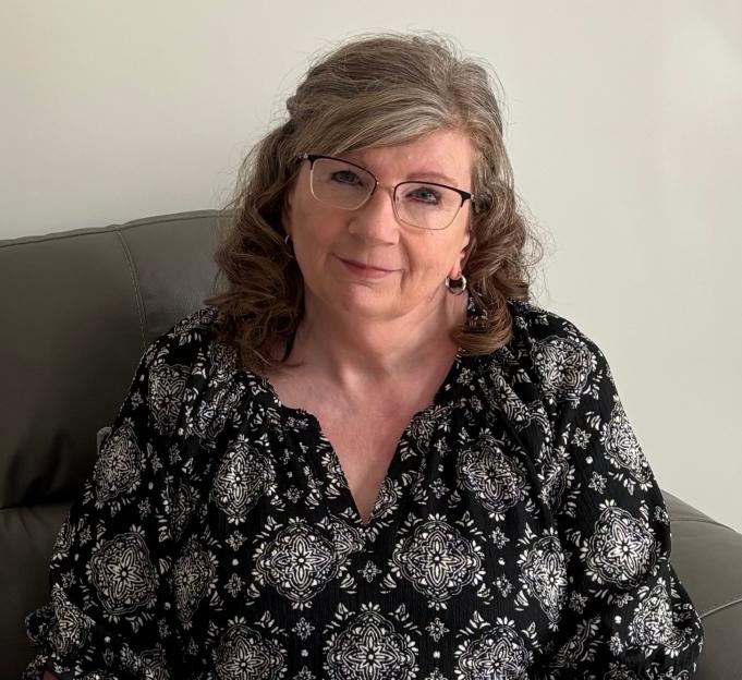 Lesley Thomas before her weight loss.