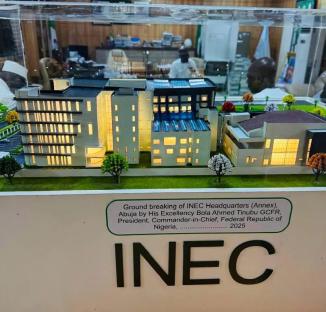 Yakubu hails Tinubu, Wike over INEC new office building