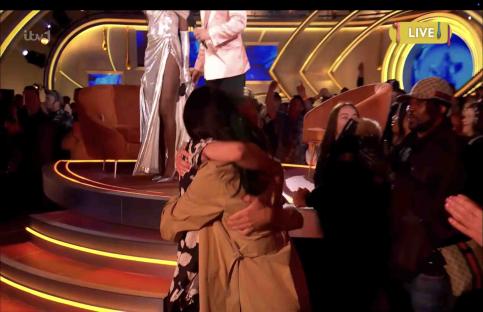 Jack P Shepherd kisses fiancee Hanni after winning Celebrity Big Brother and has to be dragged off her by host