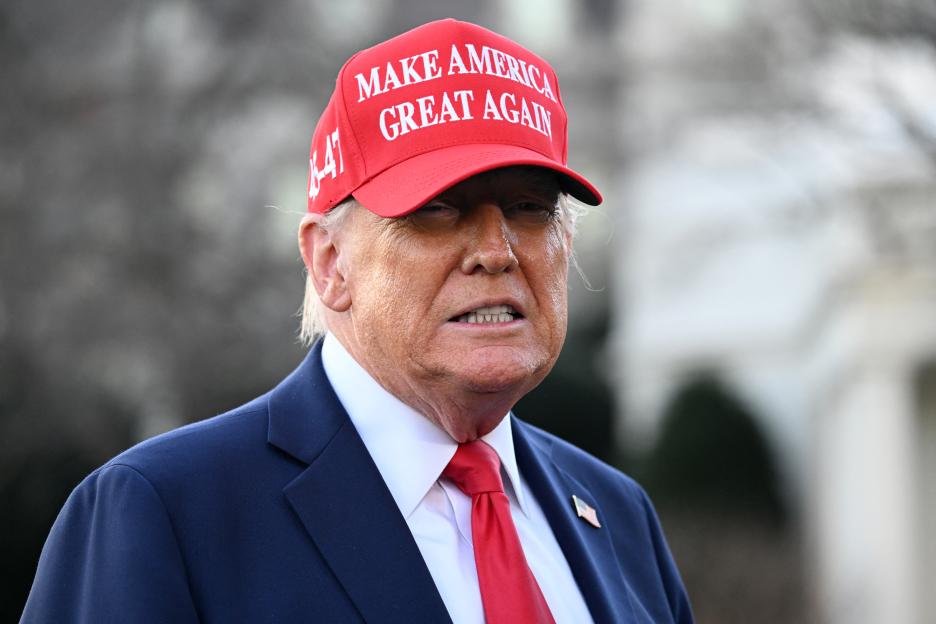 Donald Trump wearing a