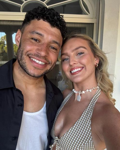Alex Oxlade-Chamberlain and Perrie Edwards.