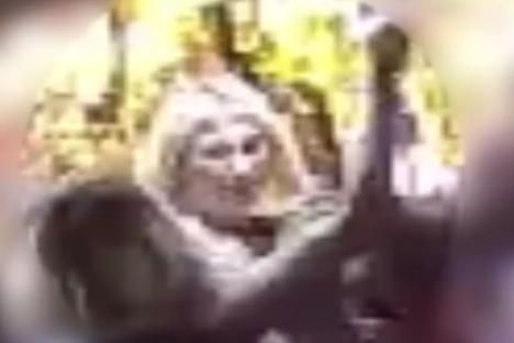 Horrific moment feral mum glasses ex-best friend in the face leaving her scarred for life after drunken row over dog