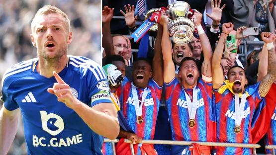 Jamie Vardy linked with shock free transfer move to FA Cup kings Crystal Palace after confirming he’s leaving Leicester