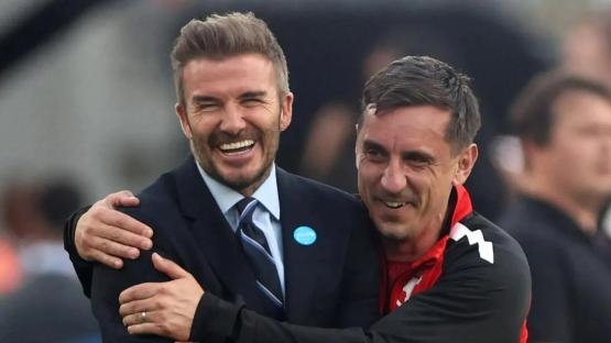 David Beckham enters Gary Neville stadium ban row with brutal dig at Nottingham Forest