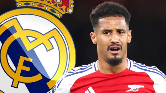 Real Madrid ‘set to go all out for William Saliba transfer as Florentino Perez chooses Arsenal star over Huijsen’
