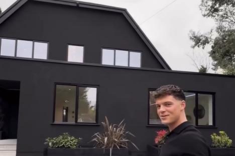 Love Island star stuns with Grand Designs style million pound mansion with floating stairs and fingerprint access door