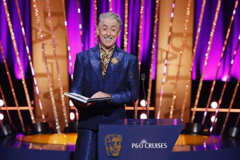 Alan Cumming presenting at the BAFTA Television Awards.