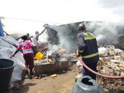 Herbal products worth millions of naira destroyed as fire ravages facility in Oyo 3