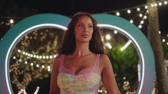 Maya Jama on Love Island.
