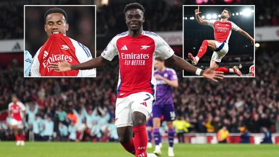 Arsenal 2 Fulham 1: Bukayo Saka scores less than seven minutes into dream return but Gabriel injury taints win