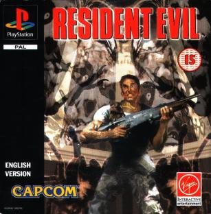 Resident Evil PlayStation game cover.