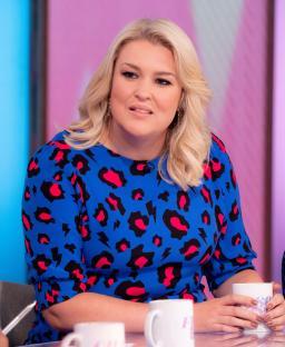 Sara Davies on the set of
