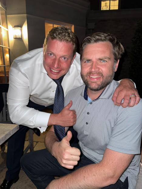 I had terrifying death threats after meeting up with JD Vance, reveals Strictly star Tom Skinner